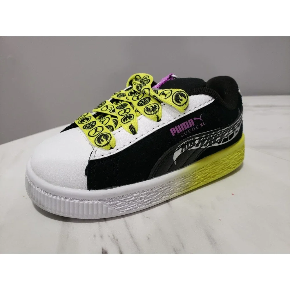 NEW SIZE 6 BABY TODDLER PUMA  X Hot Wheels‎ Suede Xl Lace Up SNEAKERS SHOES